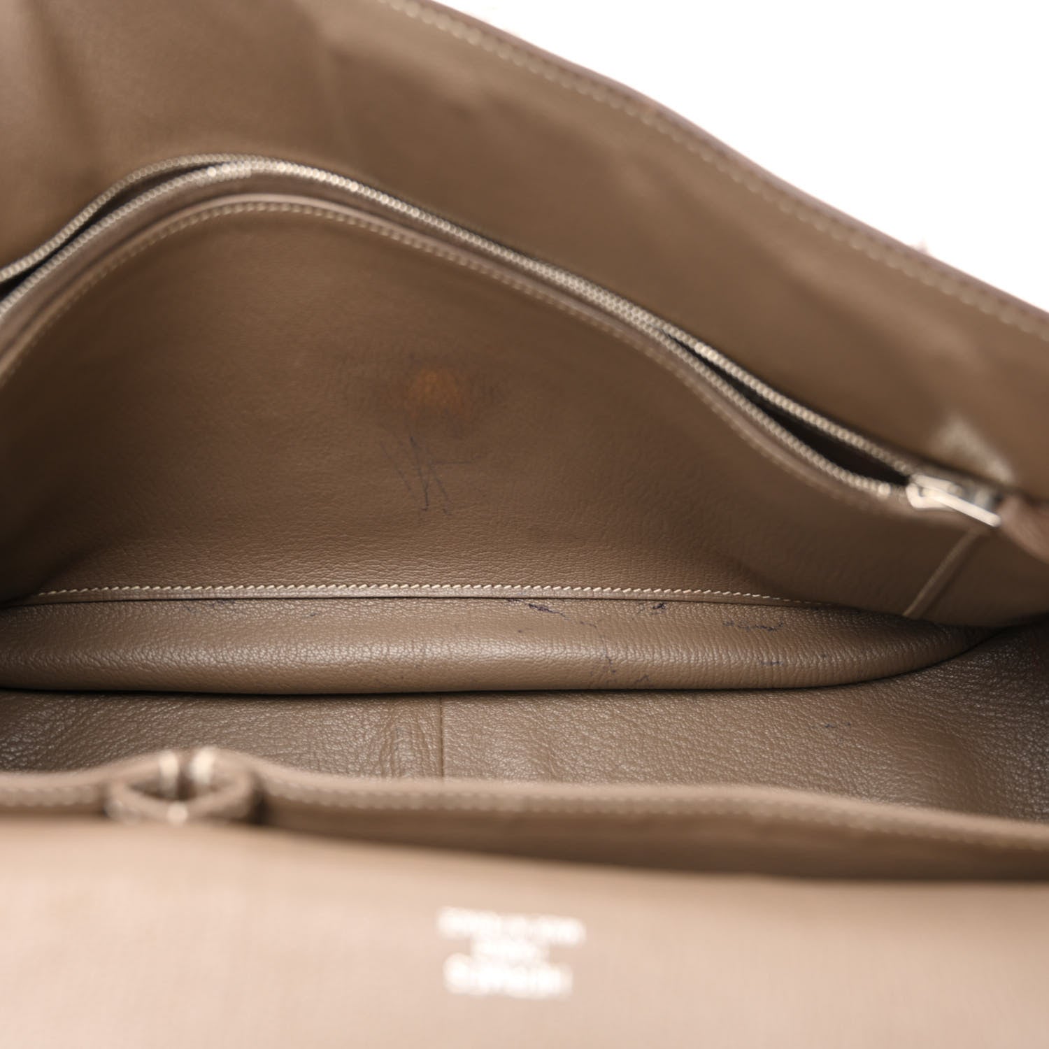 Hermes Taurillon Clemence Jypsiere 37 Etoupe 11 of 30