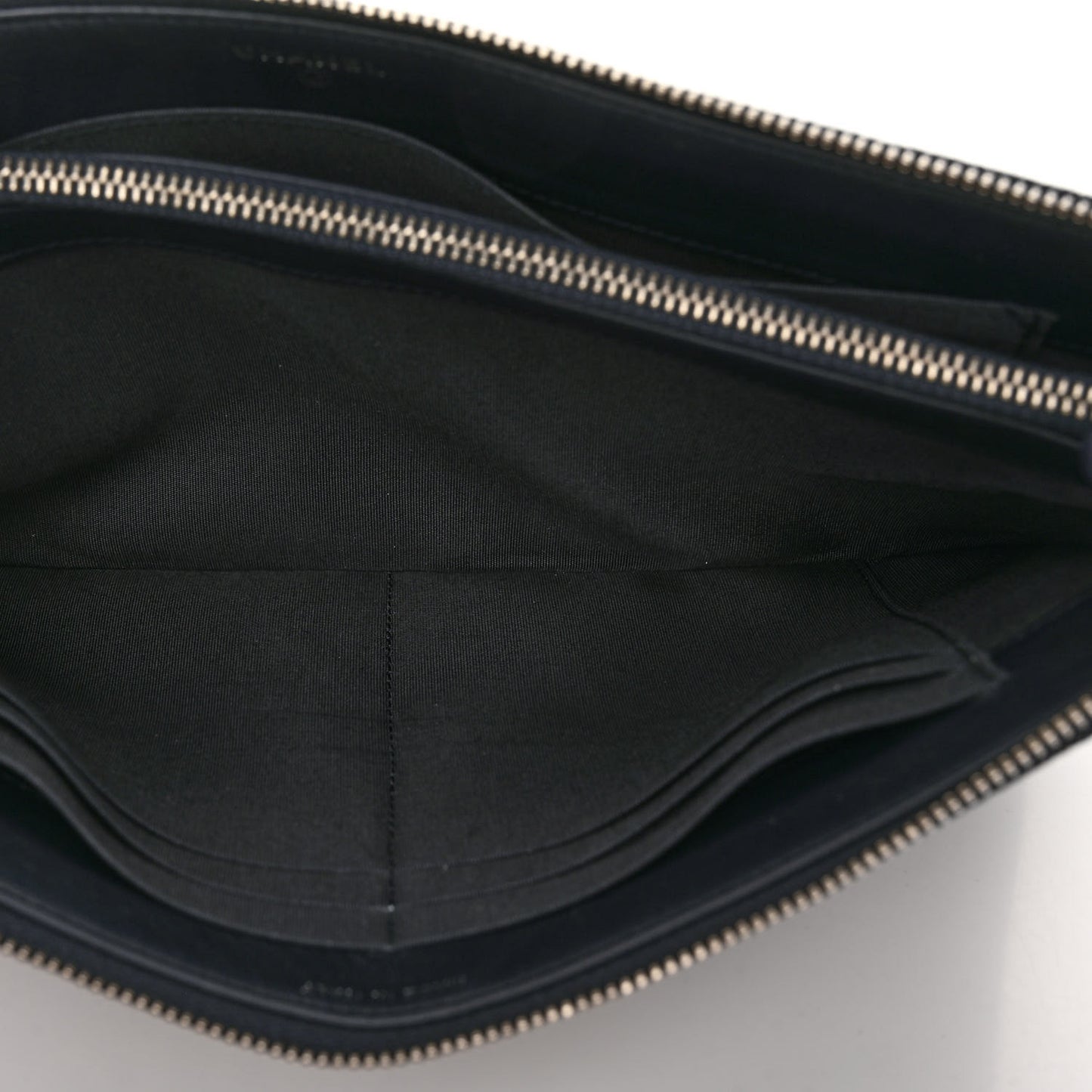 Denim Small Deauville Zipped Pouch Dark Blue