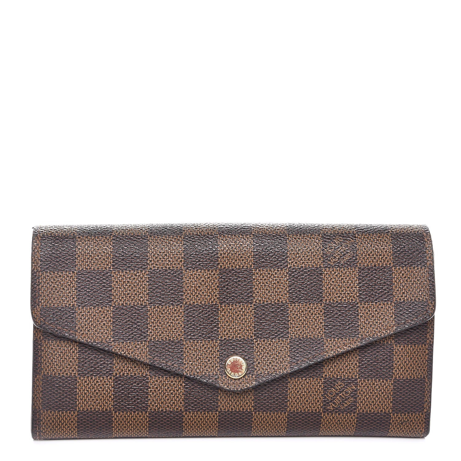 Louis Vuitton Damier Ebene Sarah Wallet NM 1 of 6