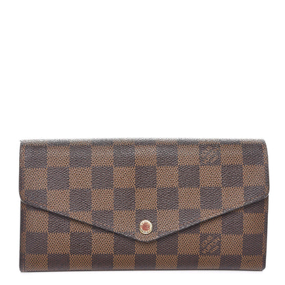 Louis Vuitton Damier Ebene Sarah Wallet NM 1 of 6