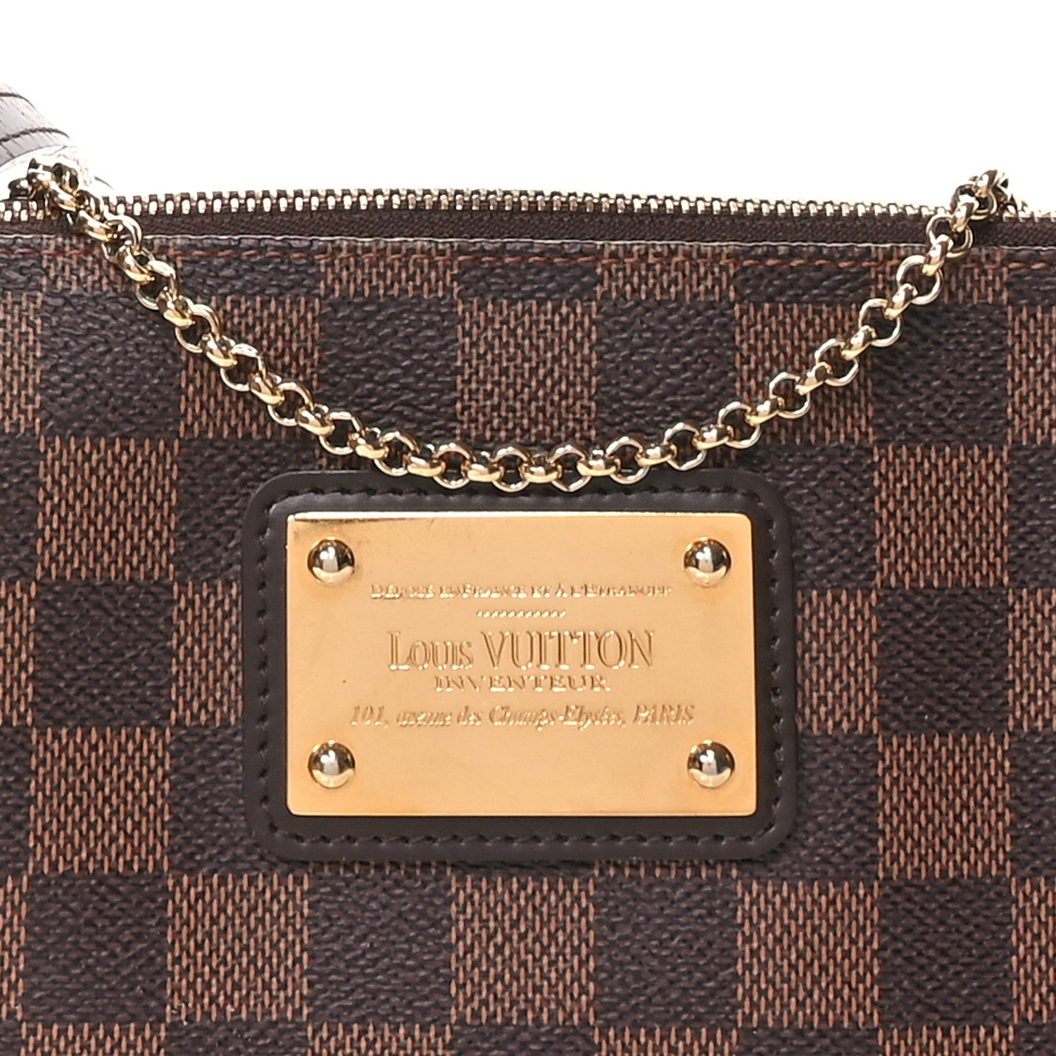 Louis Vuitton Damier Ebene Eva Clutch 8 of 11