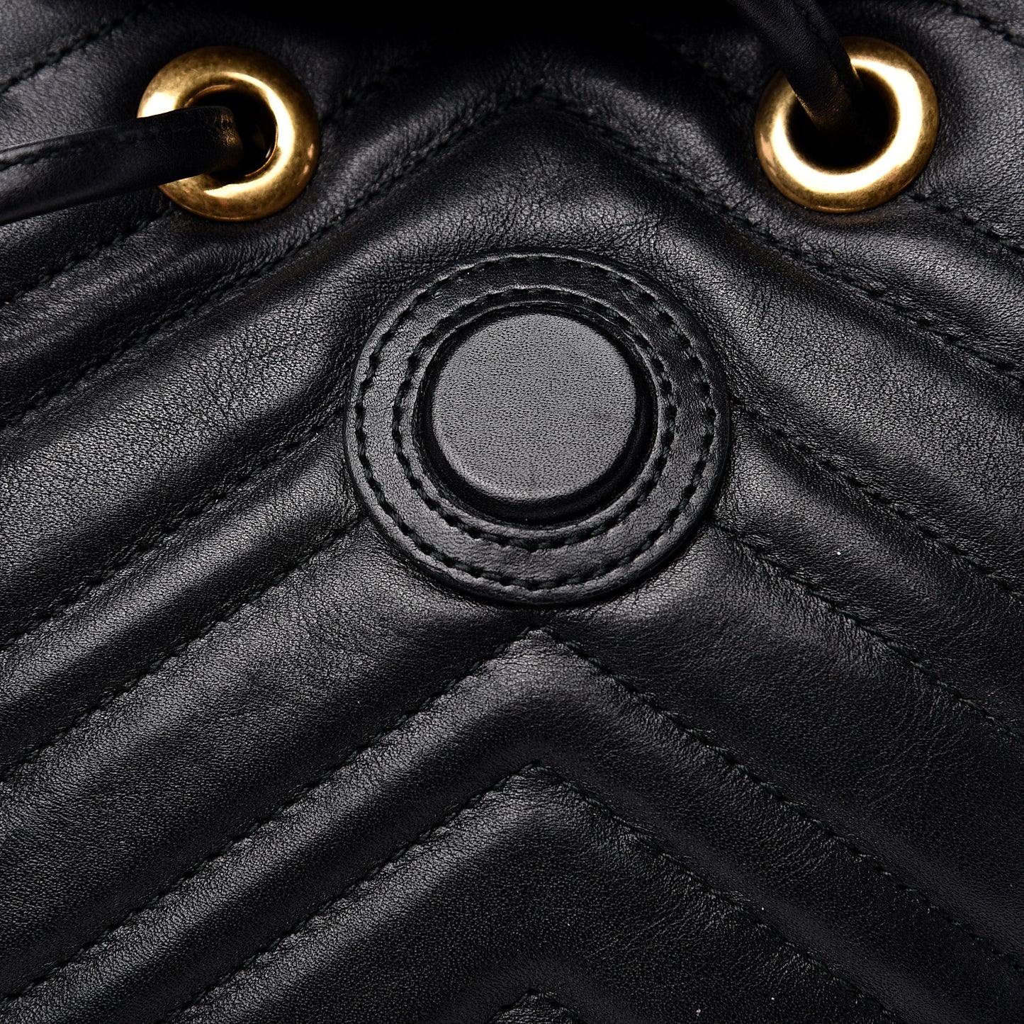 Calfskin Matelasse GG Marmont Flap Backpack Black