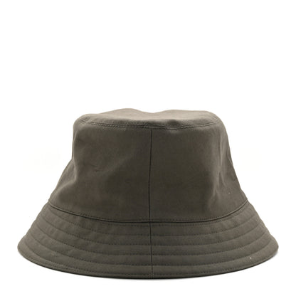 Hermes Cotton Twill Lambskin Fred H'Cheval Bucket Hat 59 Bronze 8 of 14