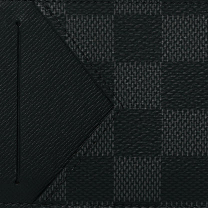 Louis Vuitton Damier Graphite Taiga Coin Card Holder 7 of 7