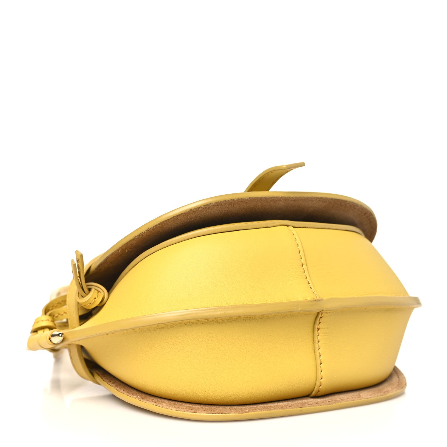 Loewe Calfskin Jacquard Mini Gate Dual Bag Dark Yellow 4 of 9