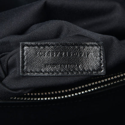 Saint Laurent Calfskin Y Quilted Monogram Large Loulou Chain Satchel Black 8 of 9