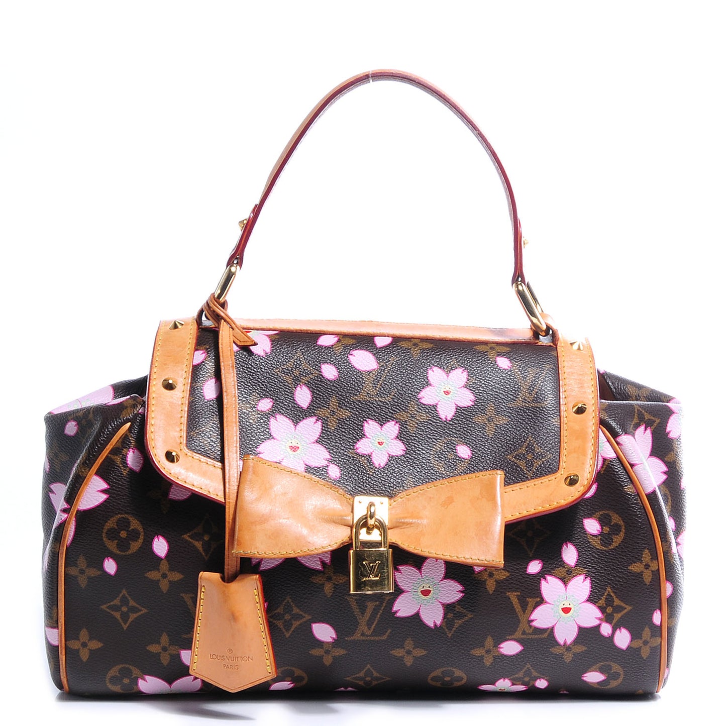 Monogram Cherry Blossom Sac Retro Bag Brown