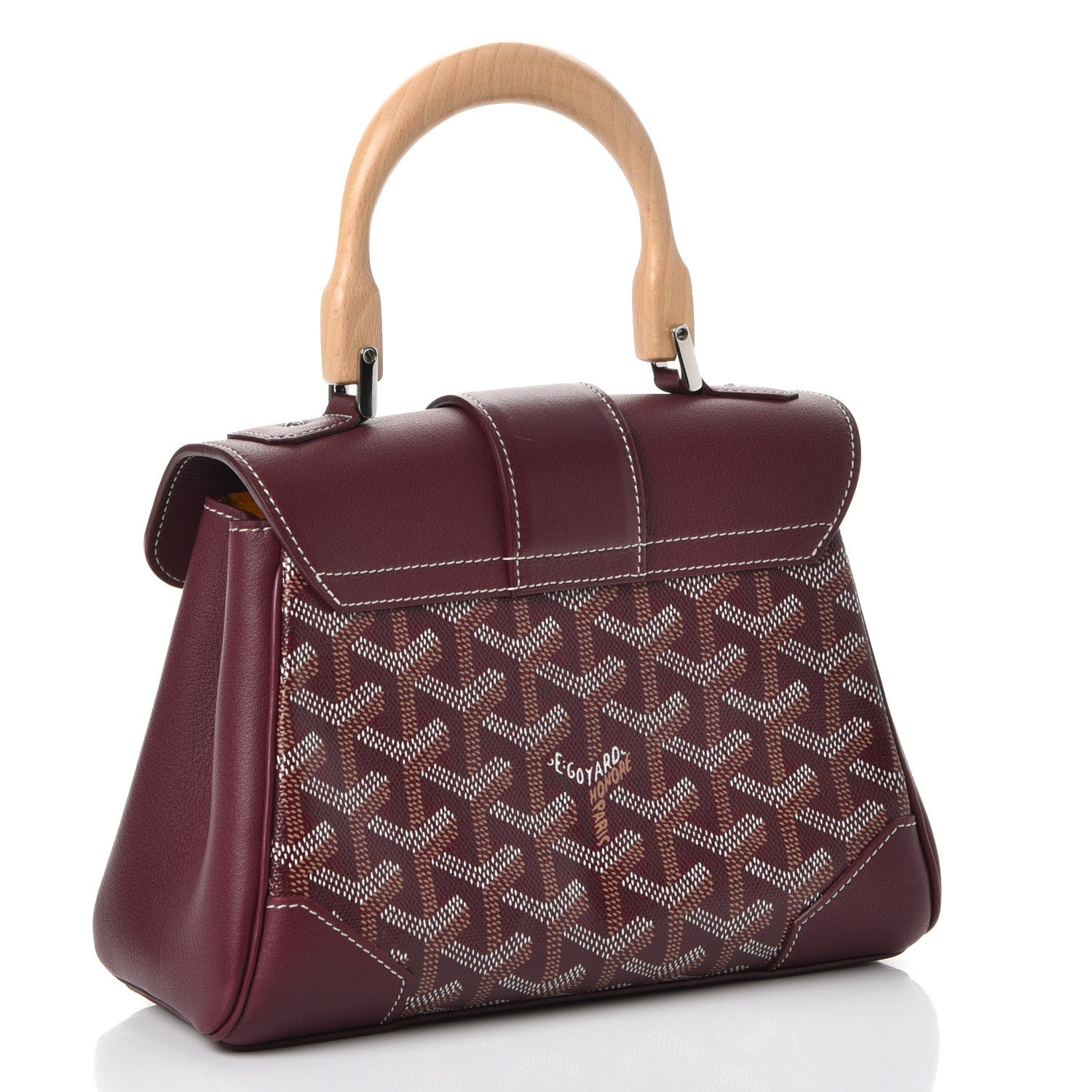 Goyard Goyardine Mini Saigon Burgundy 3 of 13