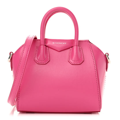 Givenchy Shiny Lord Calfskin Micro Antigona Neon Pink 1 of 10