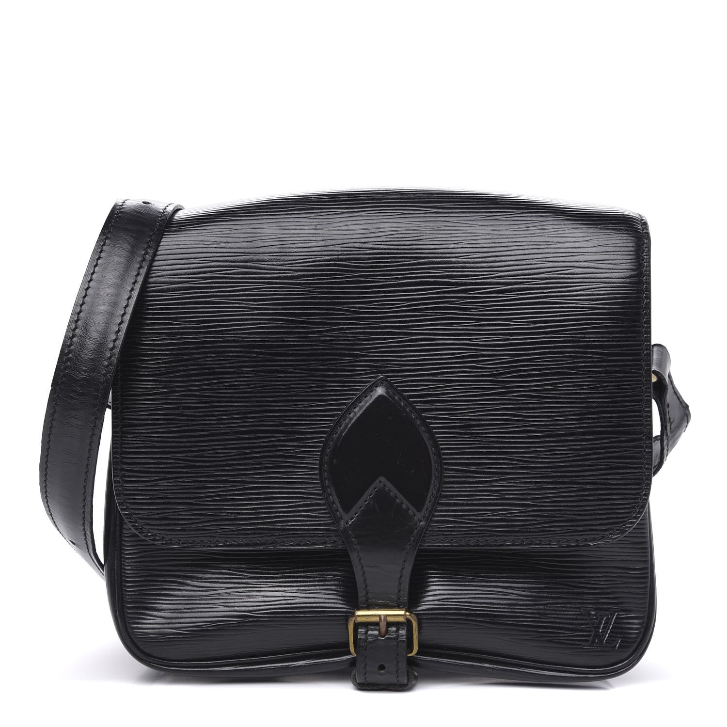 Louis Vuitton Epi Cartouchiere 22 Black 2 of 15