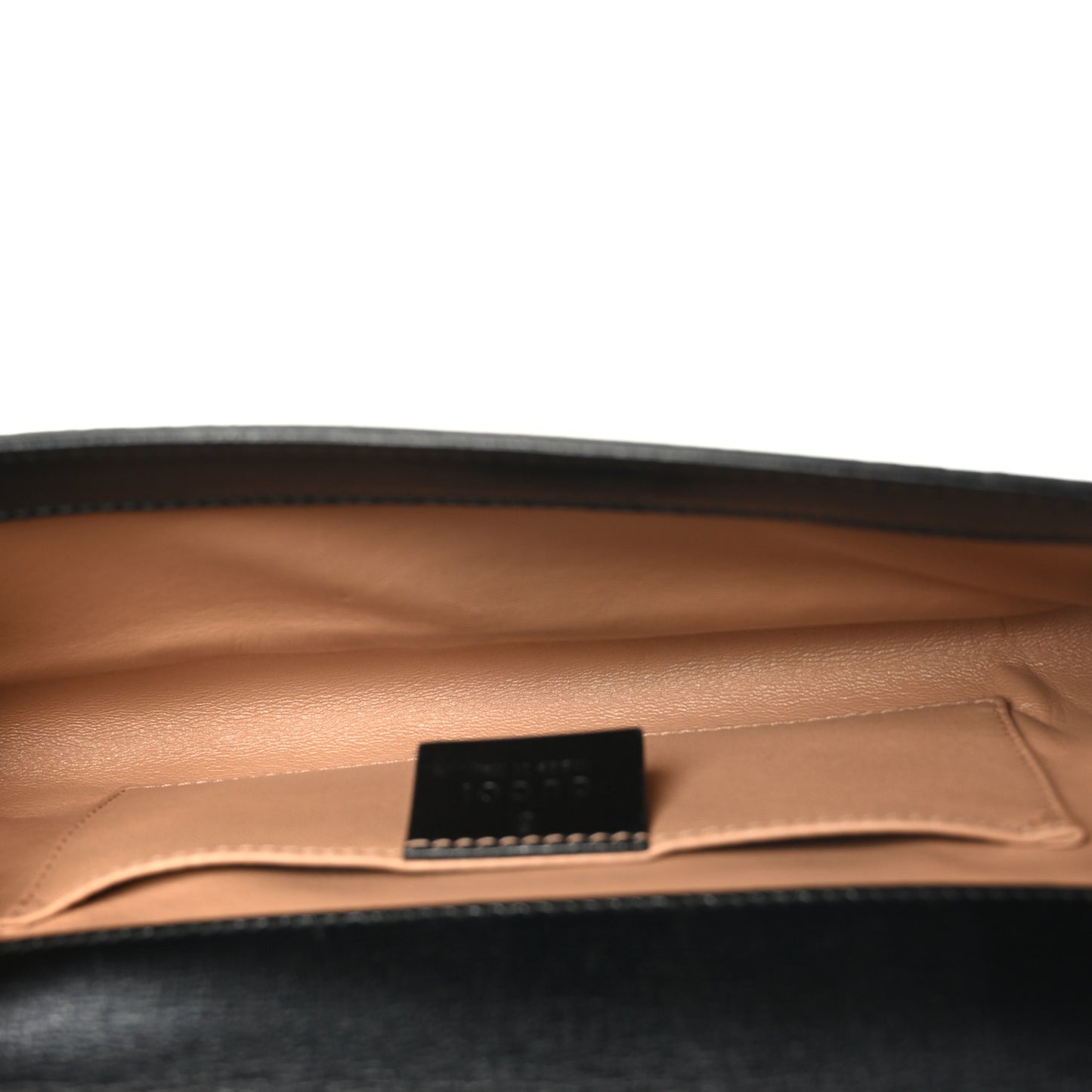 Textured Calfskin Torchon GG Broadway Envelope Clutch Black