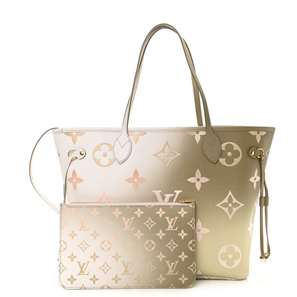 Louis Vuitton Monogram Giant Spring In The City Neverfull MM Sunset Kaki 1 of 10
