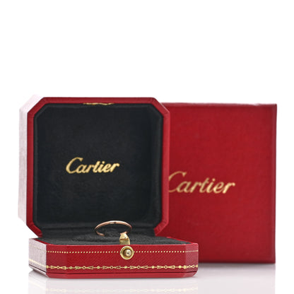 Cartier 18K Pink Gold Band Ring 51 5.75 5 of 5