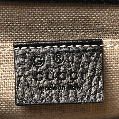Gucci Dollar Calfskin Small Interlocking G Shoulder Bag Black 7 of 11