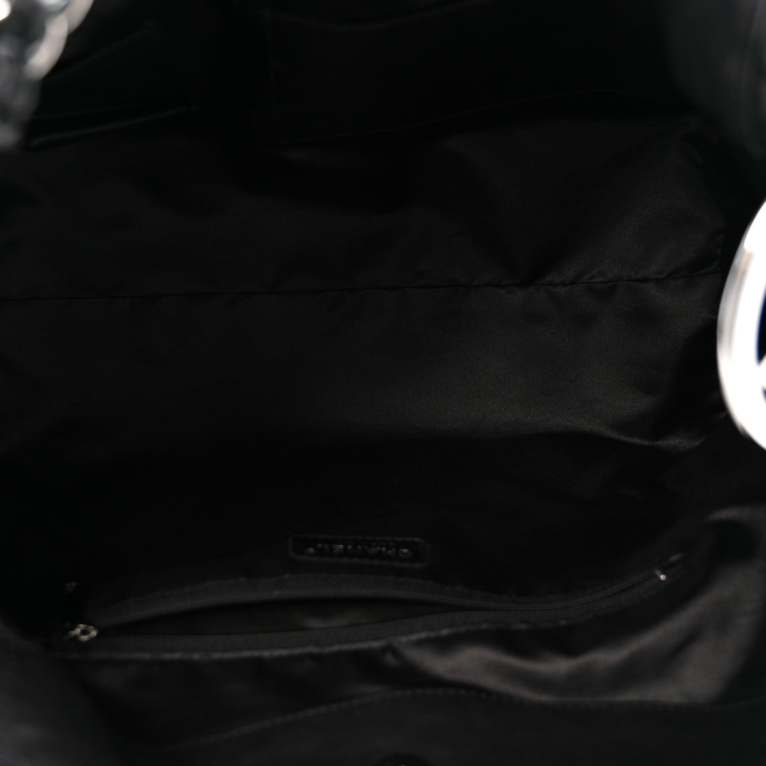 Chanel Calfskin Baby Coco Cabas Black Black 6 of 15