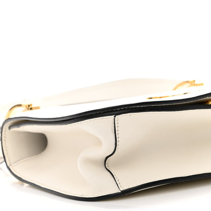 Prada City Calf Pionniere Saddle Bag White 9 of 9