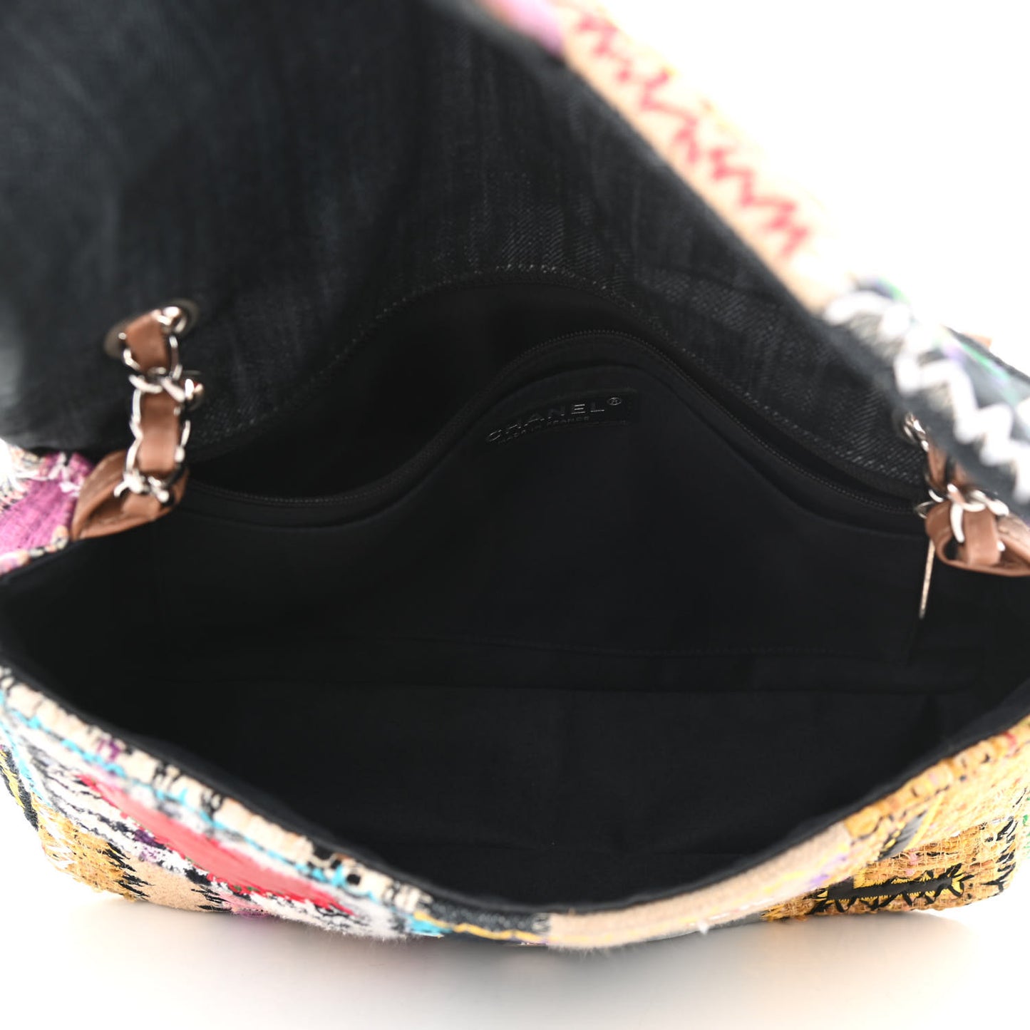 Patchwork Jumbo Flap Yellow Multicolor