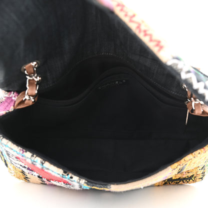 Chanel Patchwork Jumbo Flap Yellow Multicolor 5 of 10
