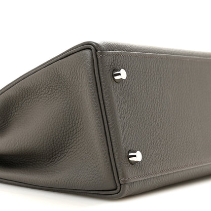 Hermes Togo Kelly Retourne 28 Etain 9 of 13