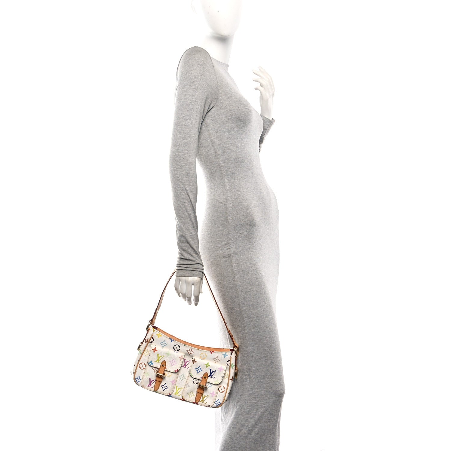 Louis Vuitton Monogram Multicolor Lodge PM White 2 of 9