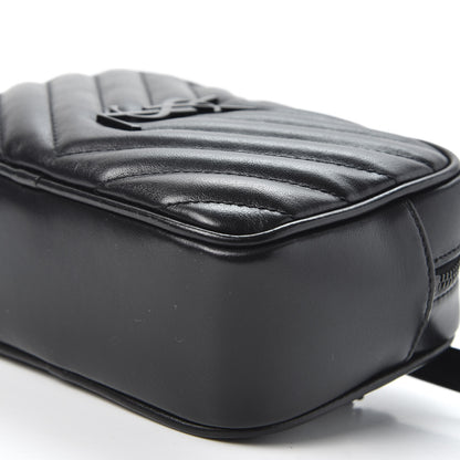 Saint Laurent Calfskin Matelasse Monogram Lou Belt Bag Black 6 of 9