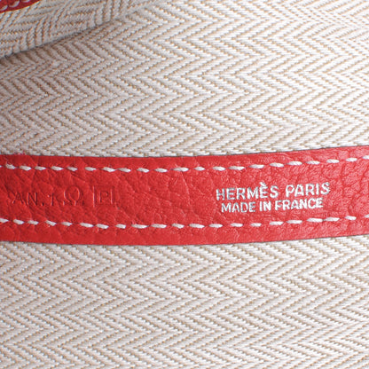 Hermes Vache Country Garden Party 36 MM Rouge Casaque 7 of 8