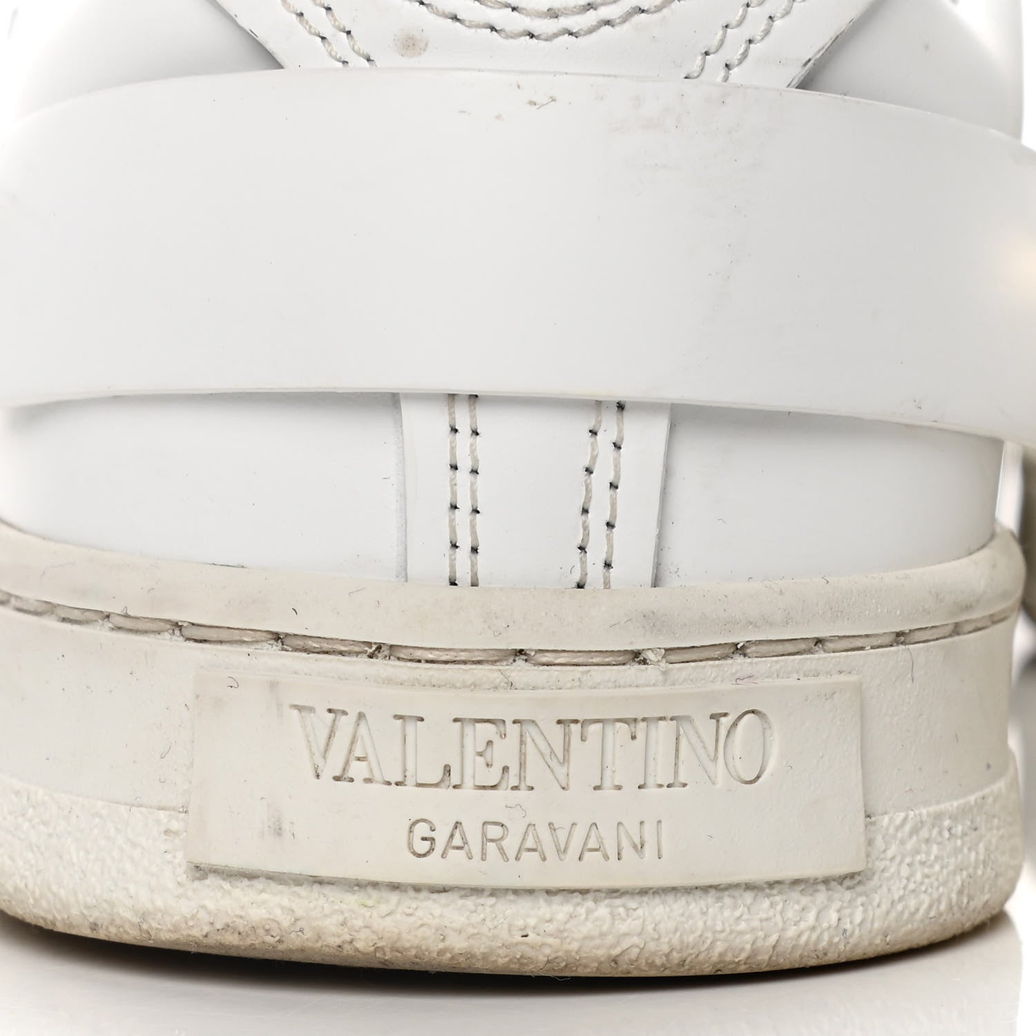 Valentino Garavani Calfskin Womens Backnet Sneakers 37.5 White 12 of 20
