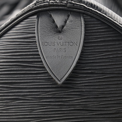Louis Vuitton Epi Speedy 30 Black 6 of 13