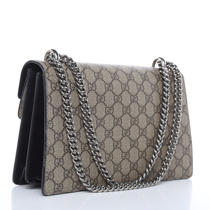 Gucci GG Supreme Monogram Small Dionysus Shoulder Bag Black 3 of 13
