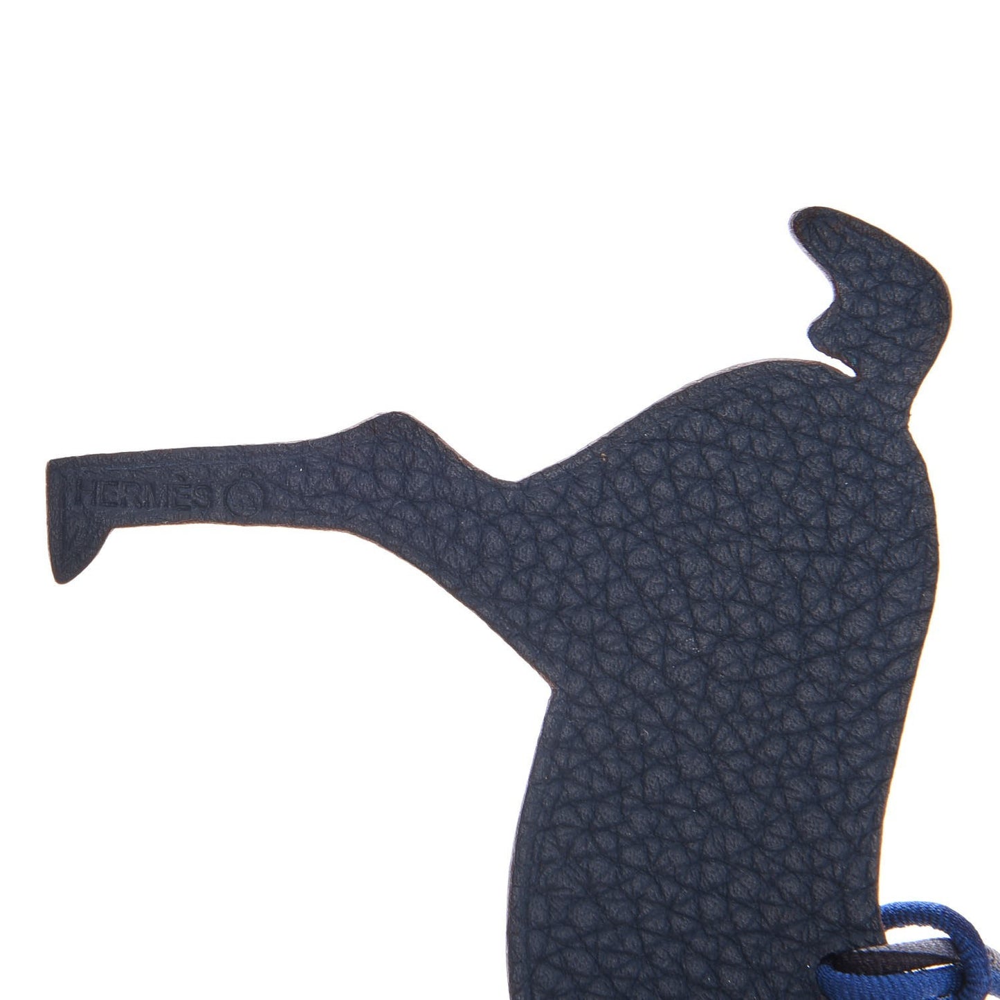 Epsom Togo Petit H Bag Charm Horse Rouge Grenat Bleu Baltique