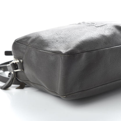 Saint Laurent Lambskin Monogram Small Lou Camera Bag Black 6 of 12