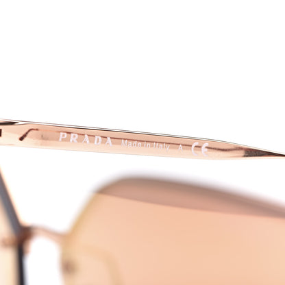 Prada Cinema Cat Eye Sunglasses SPR 68T Pink Gold 6 of 8
