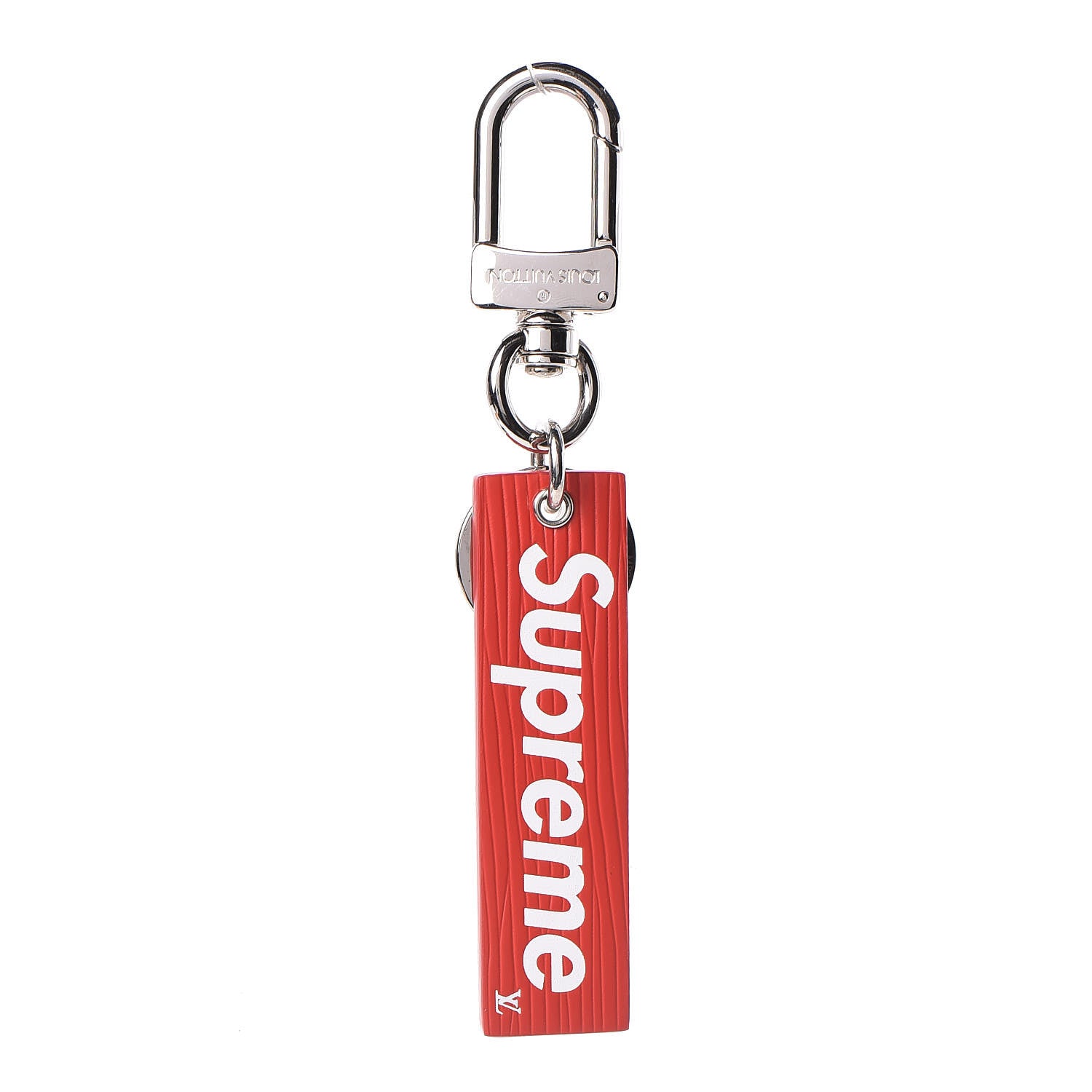 Louis Vuitton X SUPREME Epi Key Chain Bag Charm Red 1 of 4