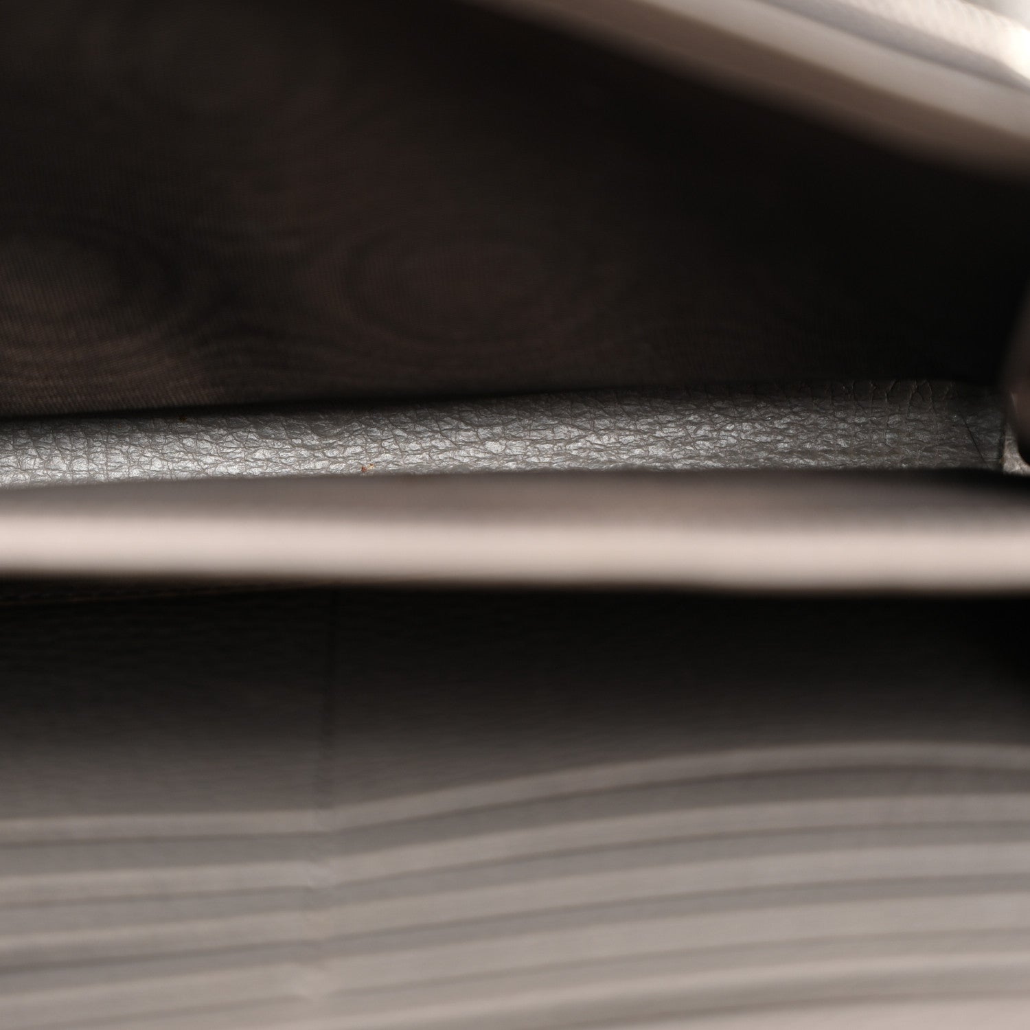 Gucci Dollar Calfskin Crystal Mini Dionysus Chain Wallet Dusty Grey Black Diamond 4 of 9