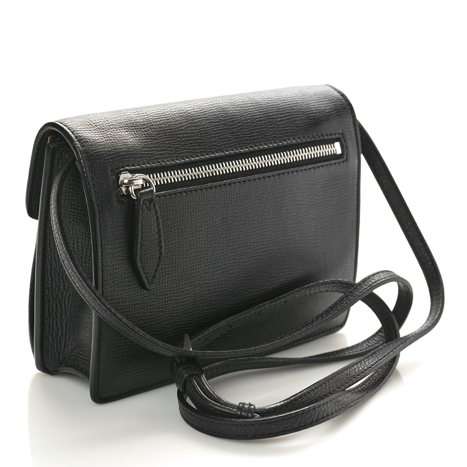 Burberry Derby Calfskin Vintage Check Small Macken Crossbody Bag Black 3 of 11