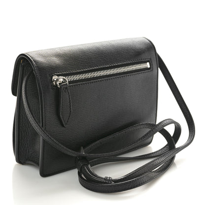 Burberry Derby Calfskin Vintage Check Small Macken Crossbody Bag Black 3 of 11