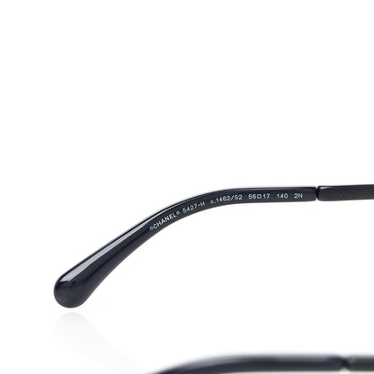 Chanel Pearl Square Sunglasses 5427-H Black 5 of 8