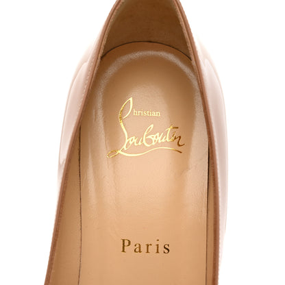 Christian Louboutin Patent Simple 85 Pumps 38 Nude 6 of 8