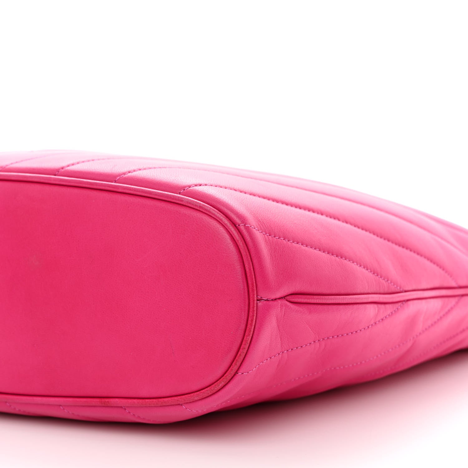 Chanel Lambskin Chevron Quilted Shoulder Bag Pink 12 of 18