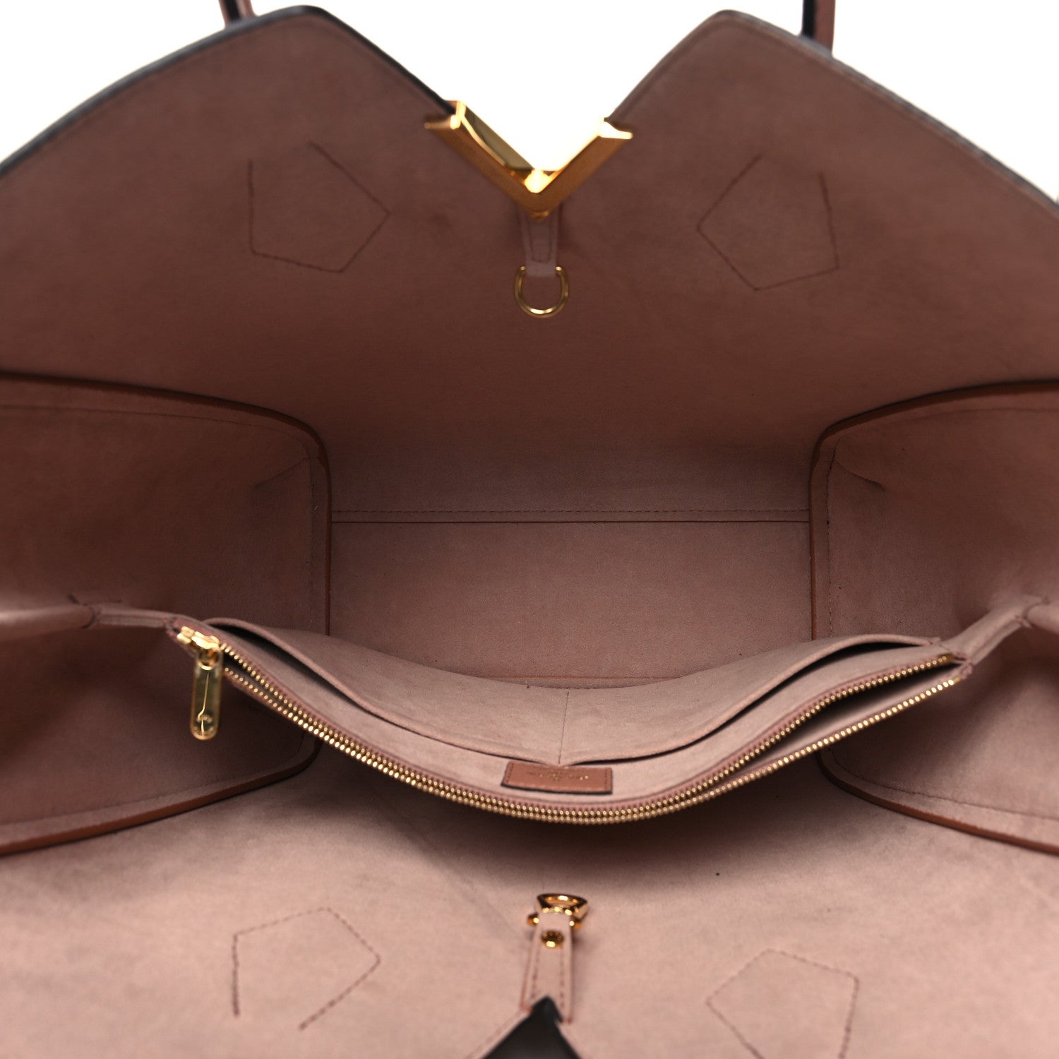 Louis Vuitton Calfskin Monogram Kimono Tote Bois de Rose 6 of 10