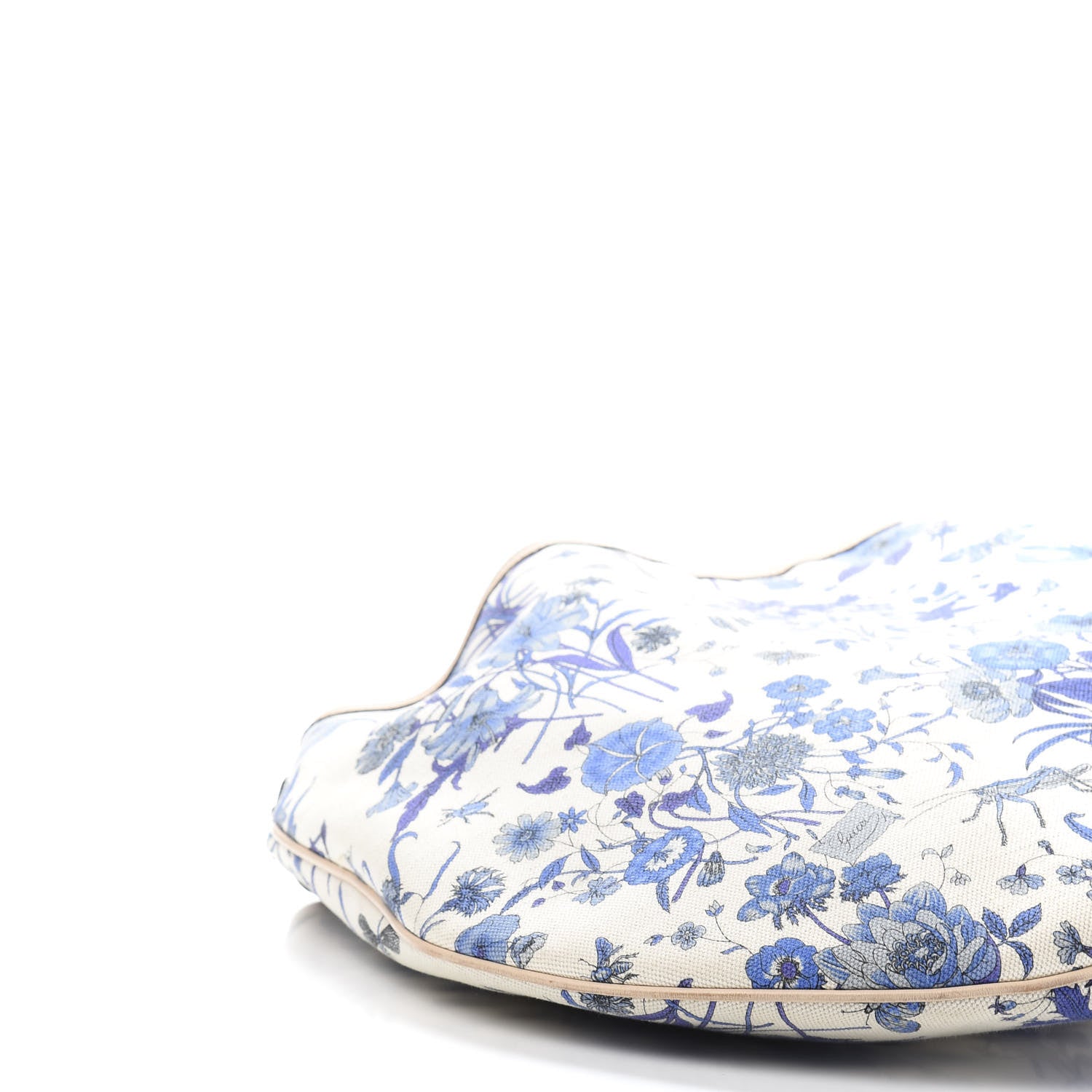 Gucci Canvas Flora Floral Large Wave Hobo Blue 9 of 12