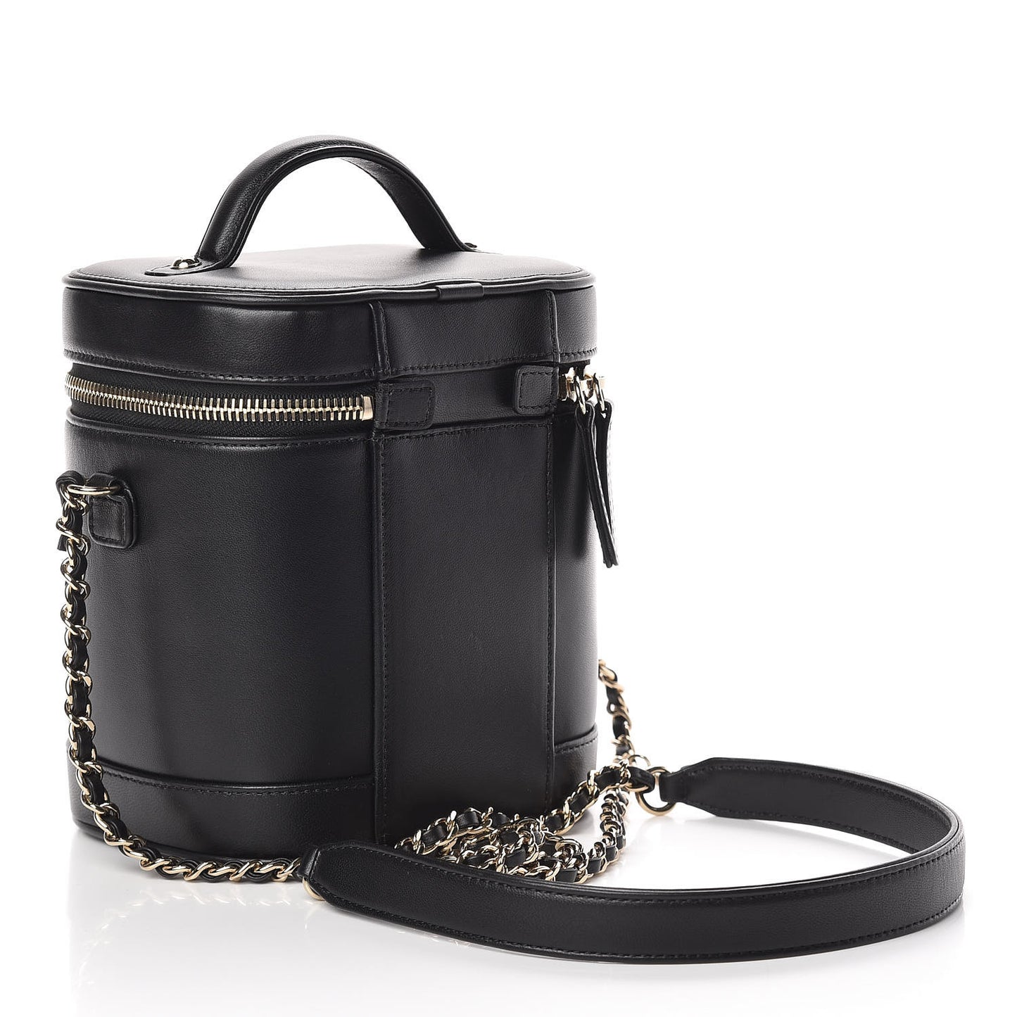 Lambskin Timeless Vanity Cosmetic Case Black