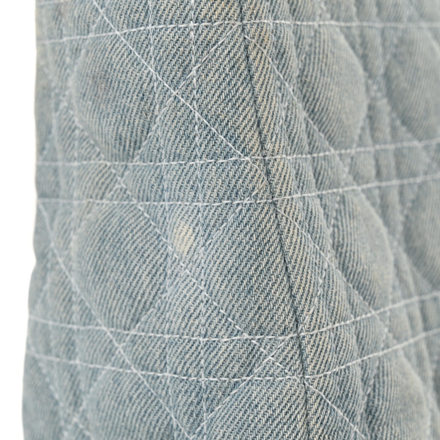 Christian Dior Denim Cannage Medium Lady Dior Light Blue 11 of 12