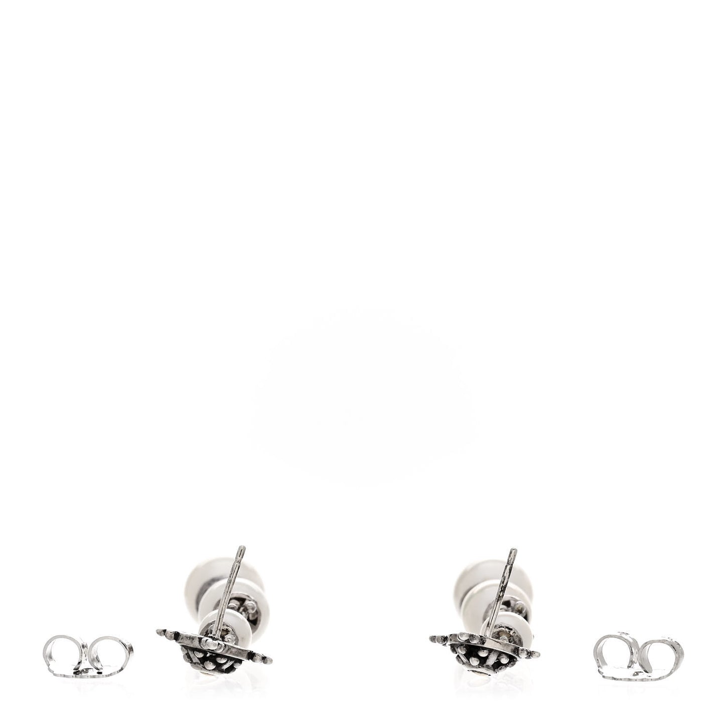 Sterling Silver 18K Yellow Gold Pearl Jaisalmer Drop Earrings