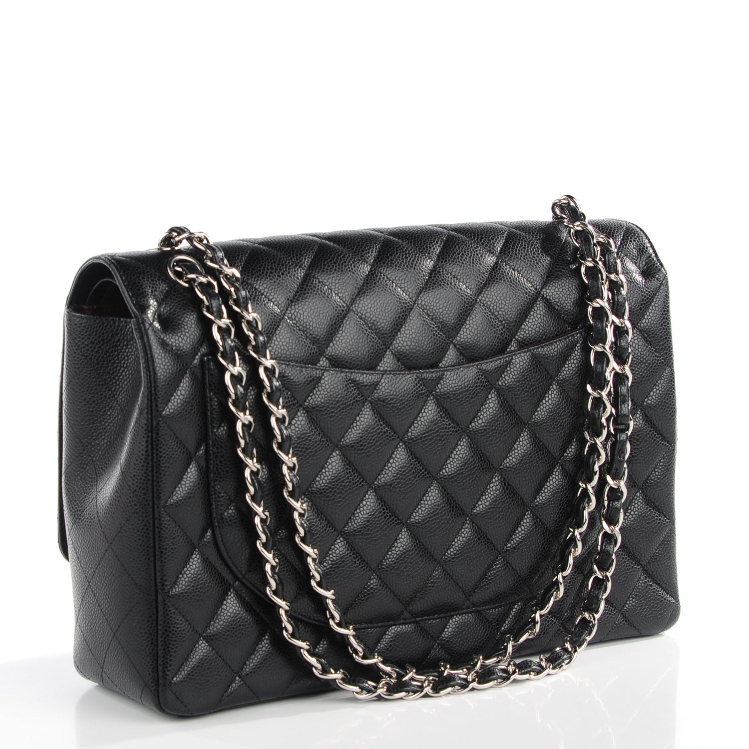 Chanel Caviar Quilted Maxi Double Flap Black 3 of 10