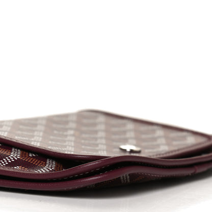 Goyard Goyardine Plumet Wallet Clutch Burgundy 5 of 11