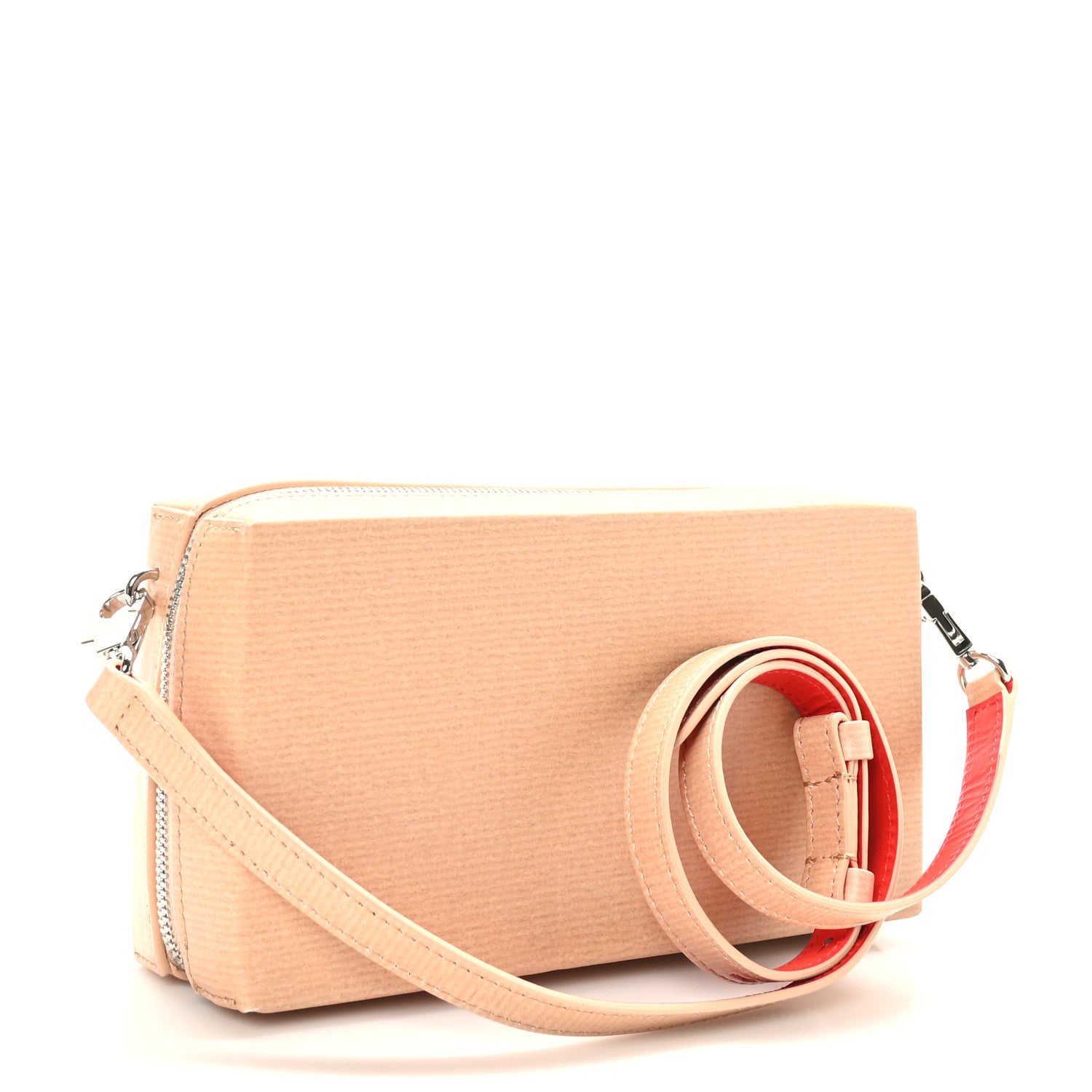 Christian Louboutin Calfskin Kraftilou Logo Clutch 3 of 8