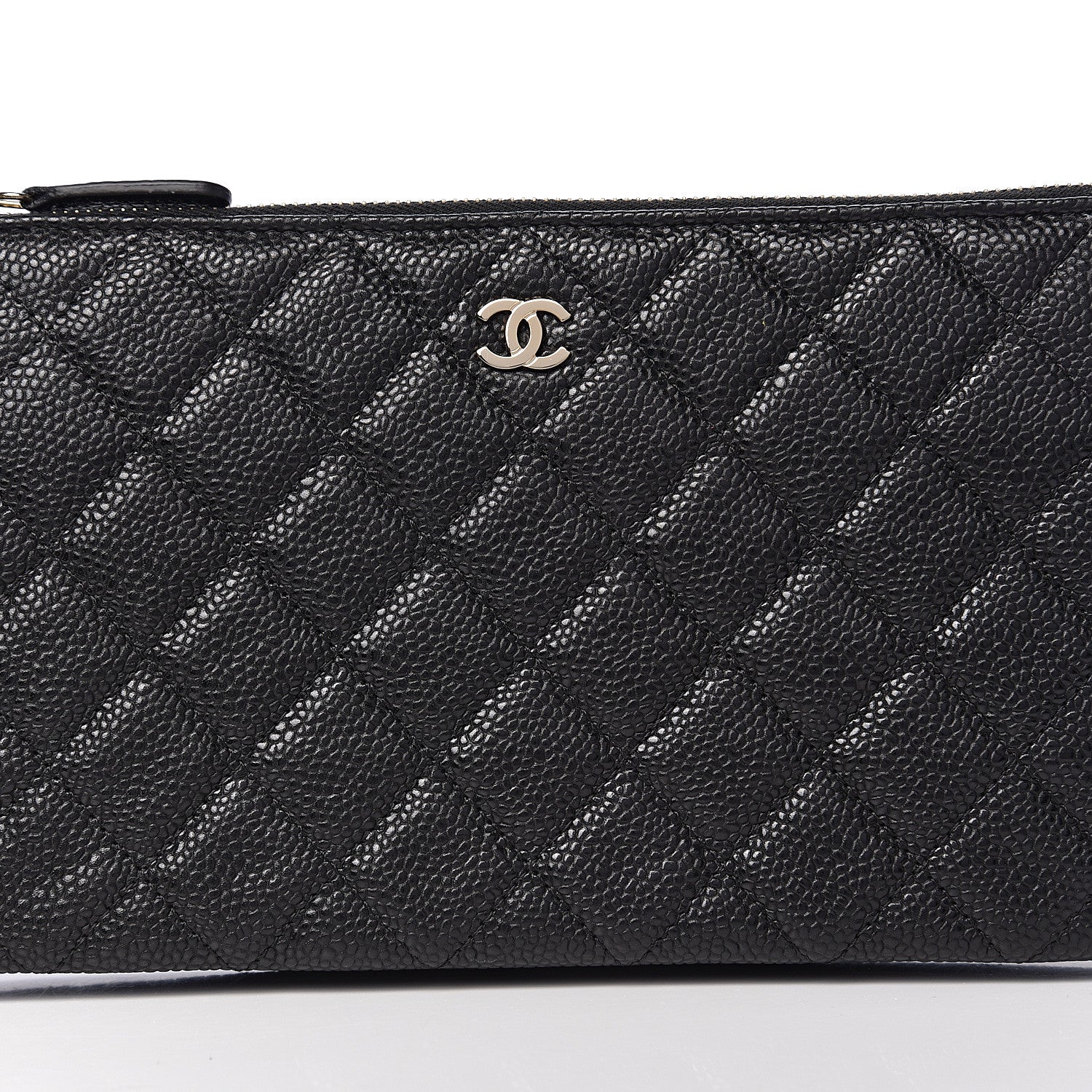 Chanel Caviar Quilted Small Zipped Pouch Black 8 of 9