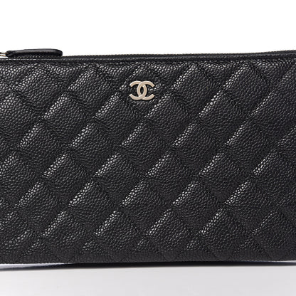 Chanel Caviar Quilted Small Zipped Pouch Black 8 of 9