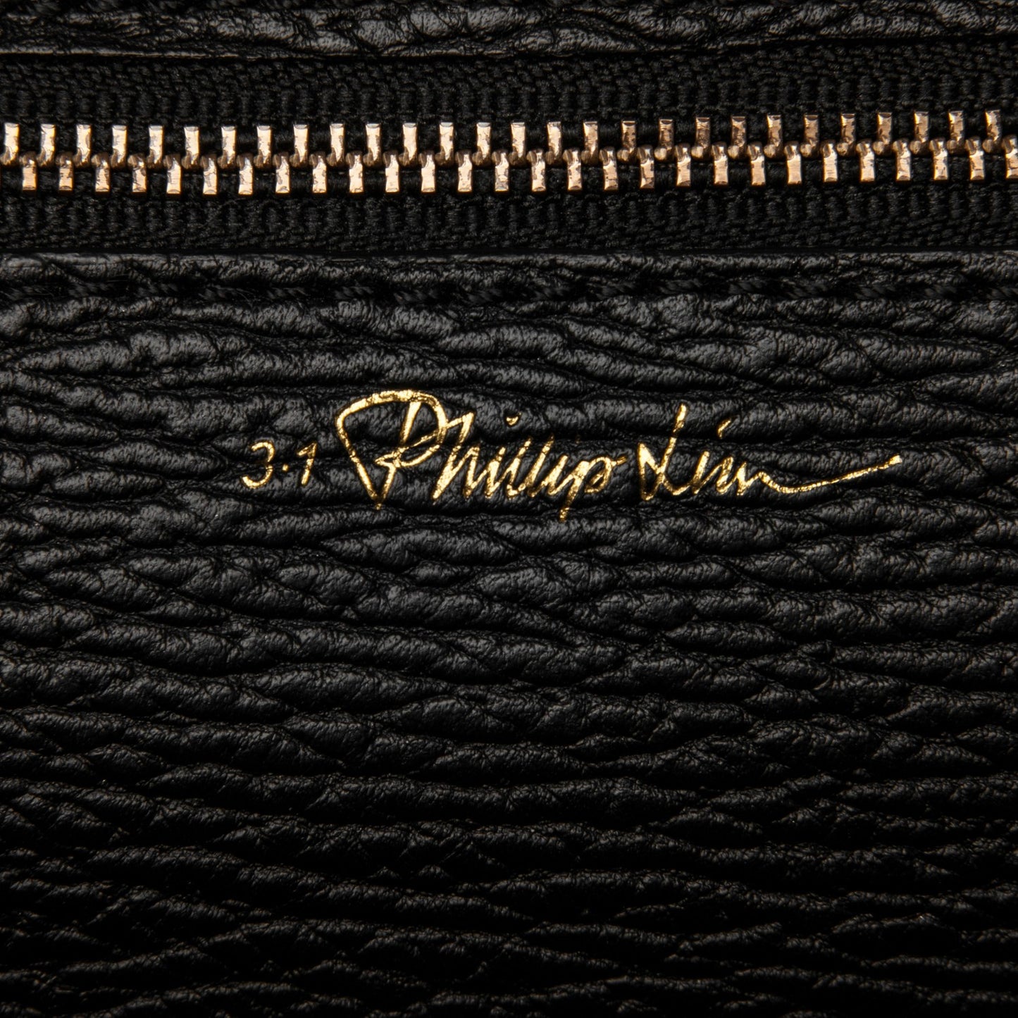 3.1 Textured Calfskin Medium Pashli Satchel Black